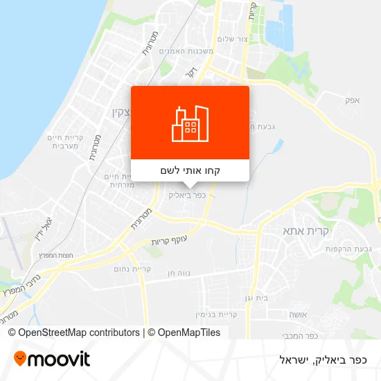 מפת כפר ביאליק