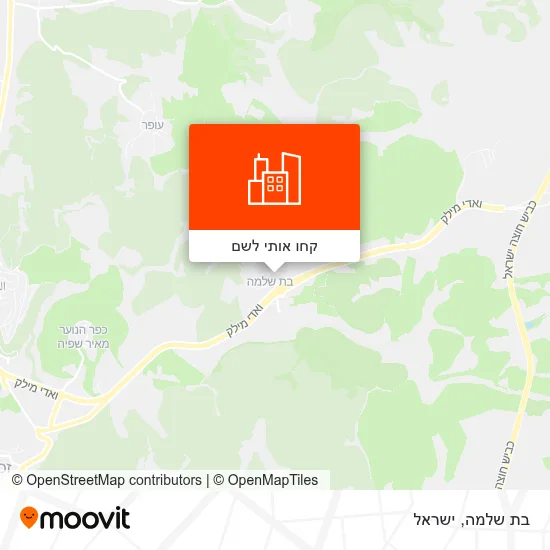 מפת בת שלמה