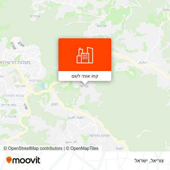 מפת צוריאל