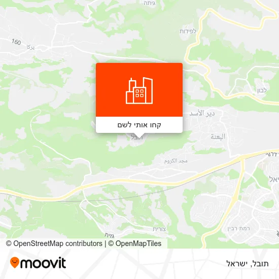 מפת תובל