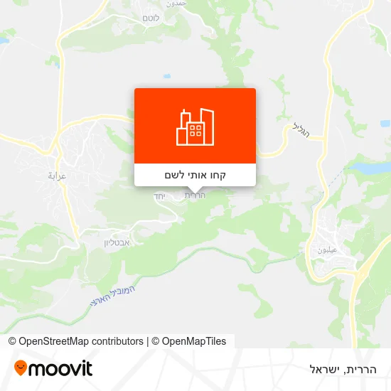 מפת הררית