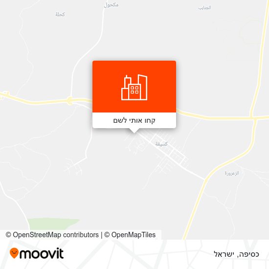 מפת כסיפה