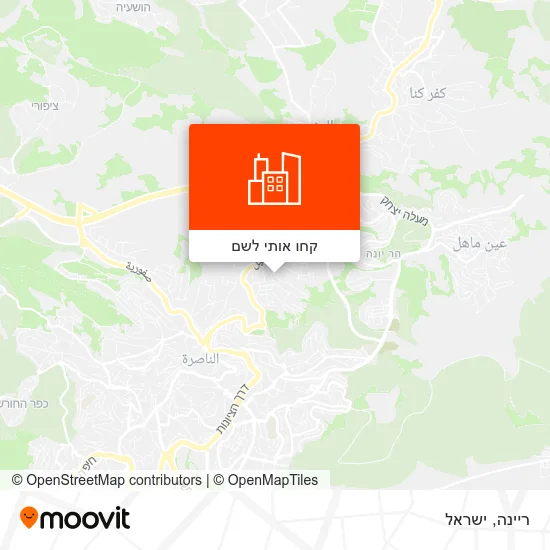 מפת ריינה