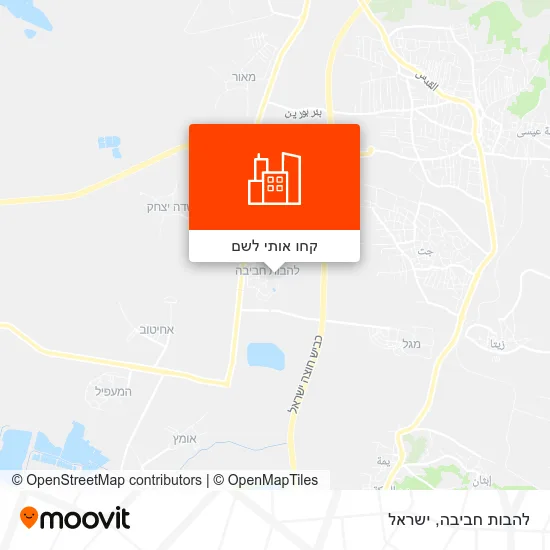 מפת להבות חביבה