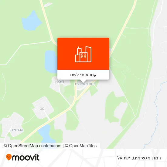 מפת רמת מגשימים