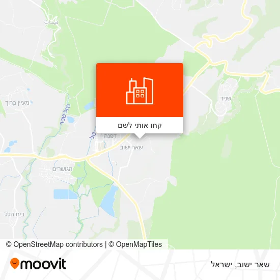 מפת שאר ישוב