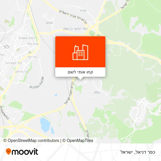 מפת כפר דניאל