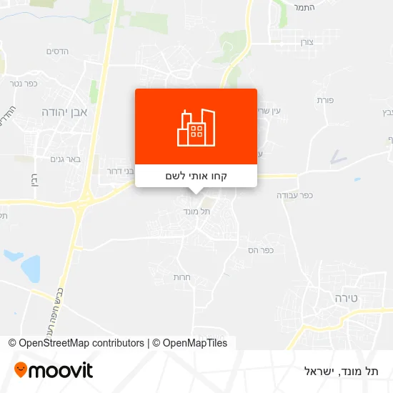 מפת תל מונד