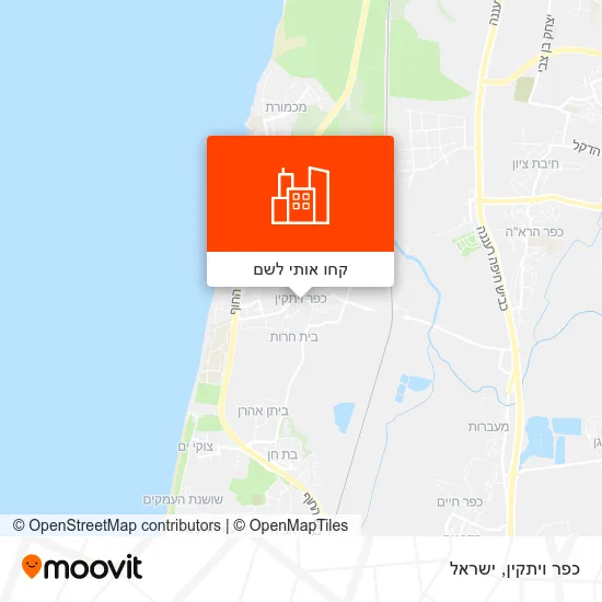 מפת כפר ויתקין
