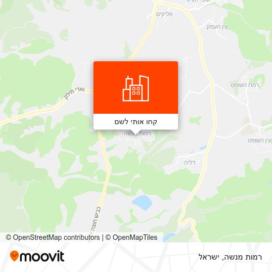 מפת רמות מנשה