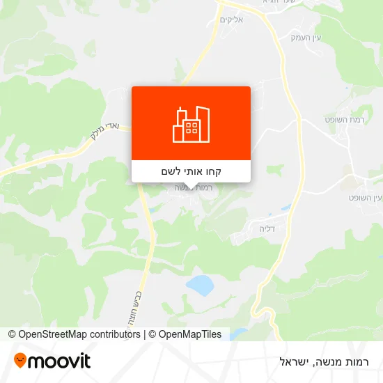 מפת רמות מנשה
