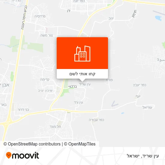 מפת עין שריד