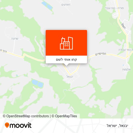 מפת יבנאל