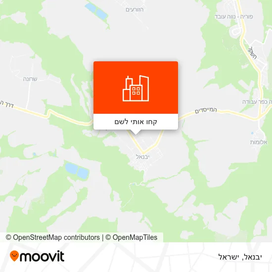 מפת יבנאל