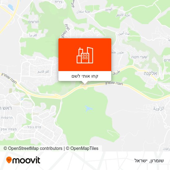 מפת שומרון