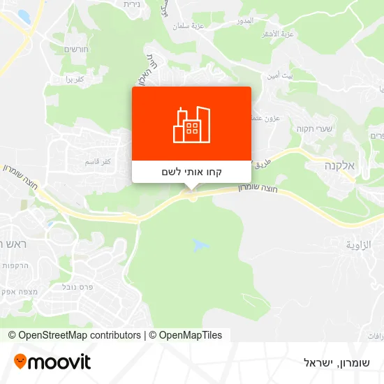מפת שומרון