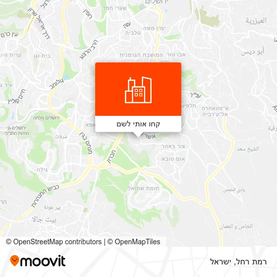 מפת רמת רחל