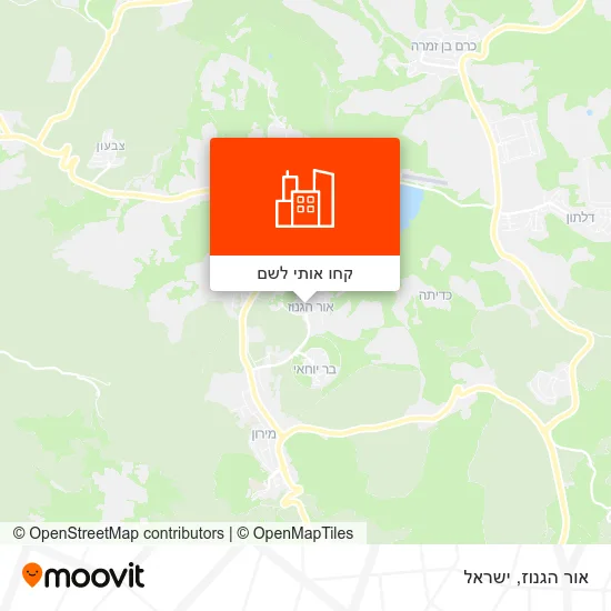 מפת אור הגנוז