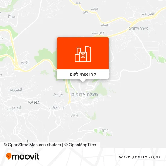 מפת מעלה אדומים
