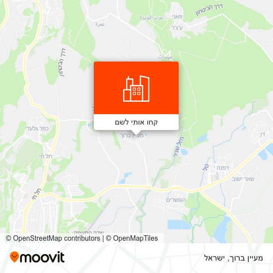 מפת מעיין ברוך