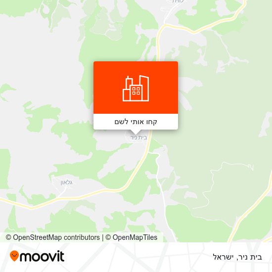 מפת בית ניר