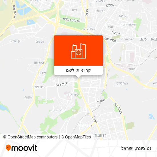 מפת נס ציונה