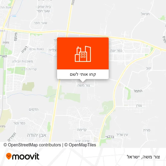 מפת צור משה