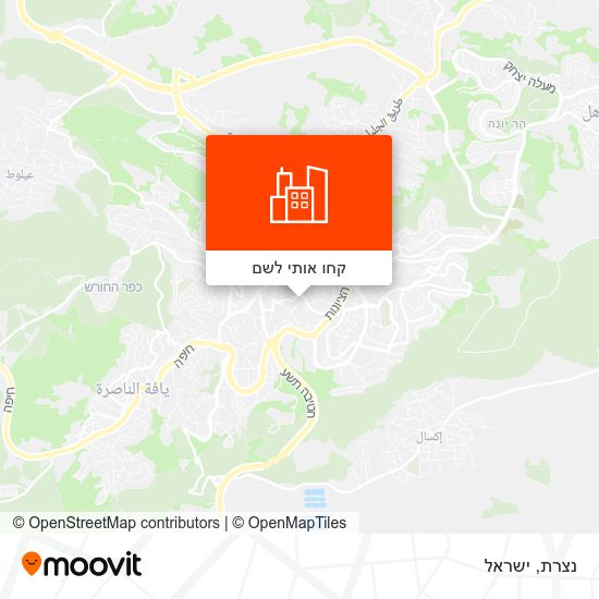 מפת נצרת