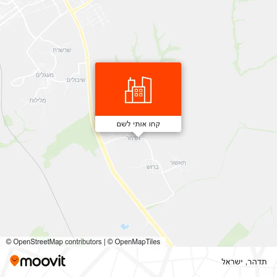 מפת תדהר