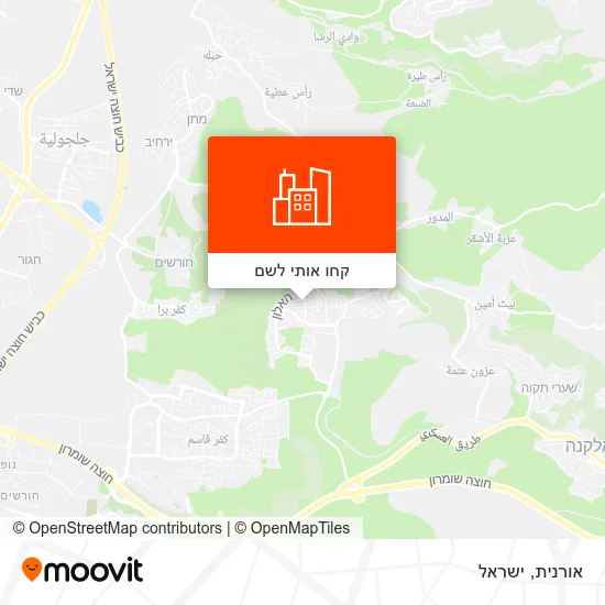 מפת אורנית