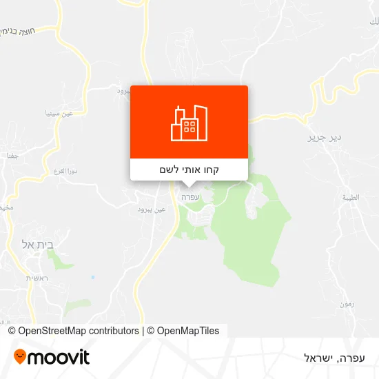 מפת עפרה