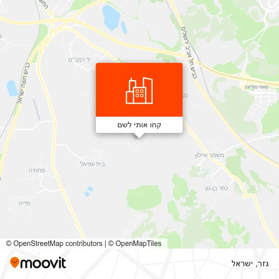מפת גזר