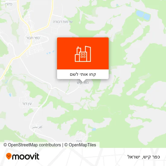 מפת כפר קיש