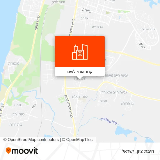 מפת חיבת ציון