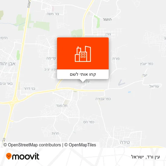 מפת עין ורד