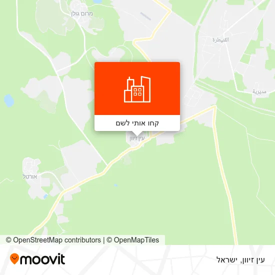 מפת עין זיוון