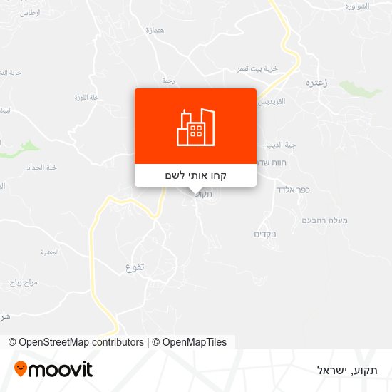 מפת תקוע