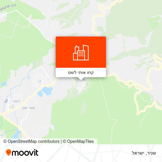 מפת שניר