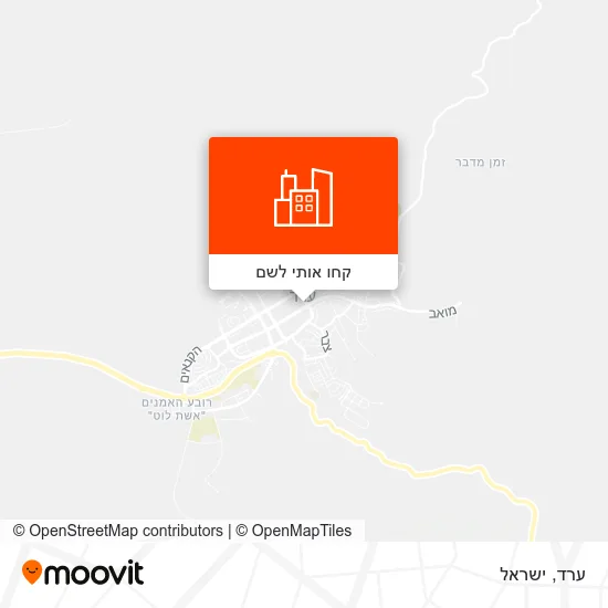 מפת ערד