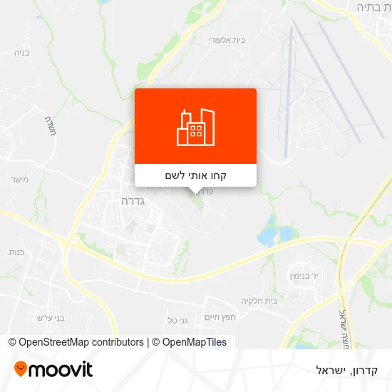 מפת קדרון