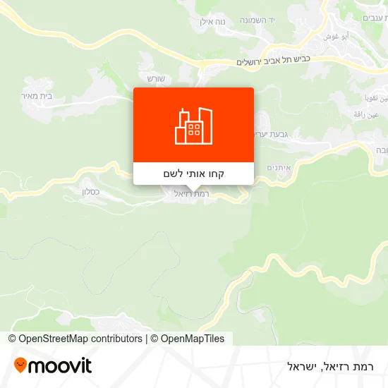 מפת רמת רזיאל