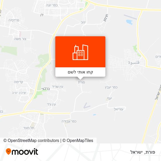 מפת פורת