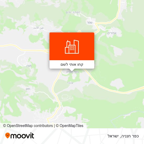 מפת כפר חנניה