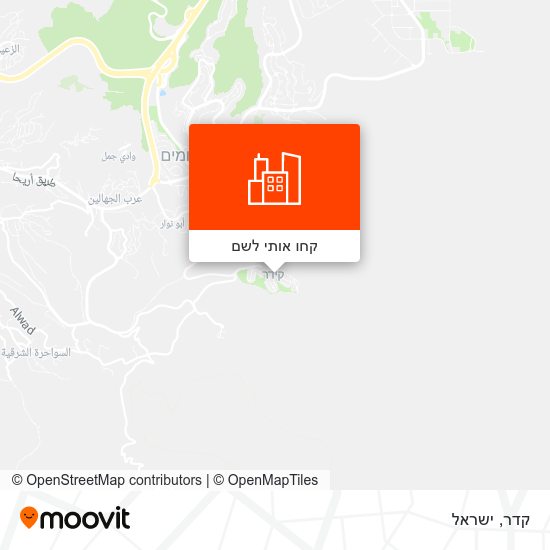 מפת קדר