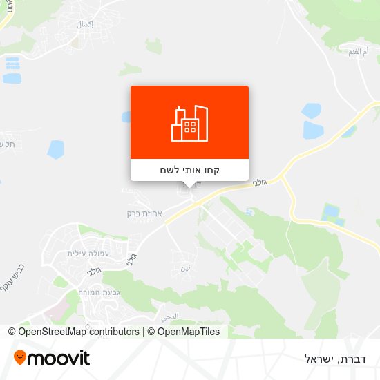 מפת דברת