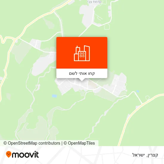 מפת קצרין
