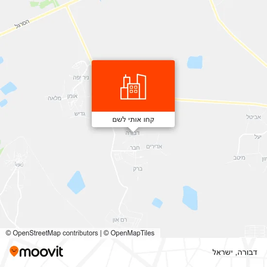 מפת דבורה