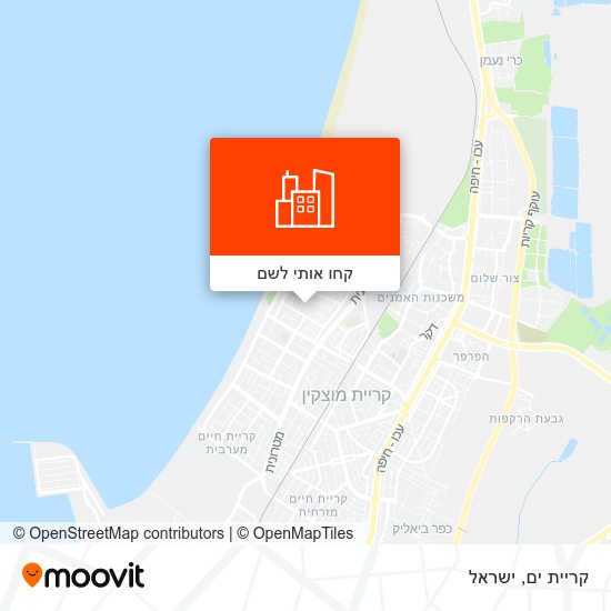 מפת קריית ים