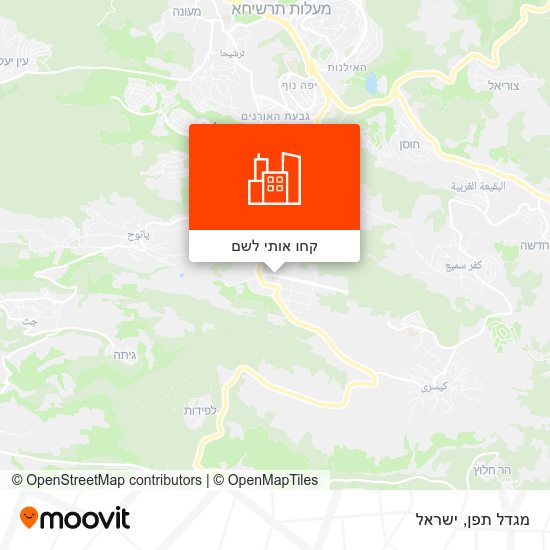מפת מגדל תפן