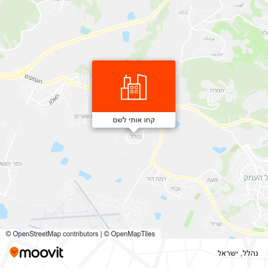 מפת נהלל